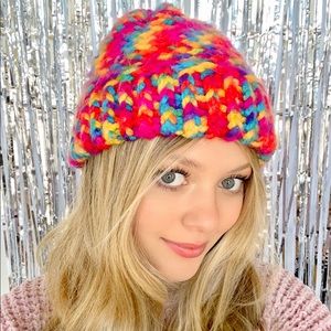 Rainbow Knit Hat 🌈